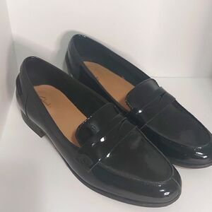 Clarks Patent Leather Loafers